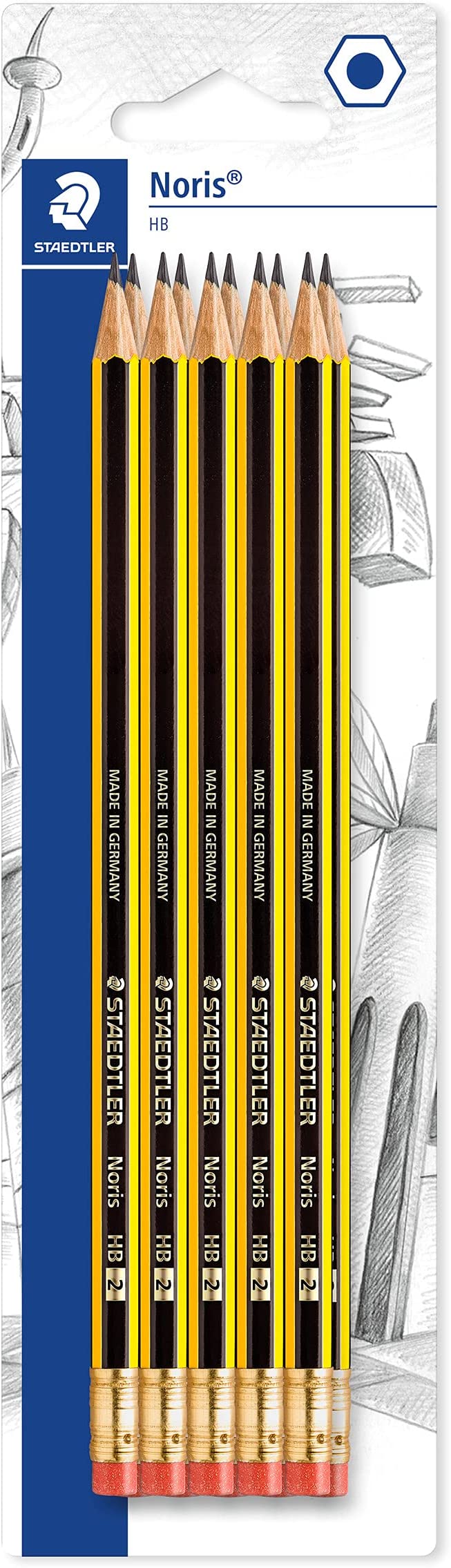 Staedtler Noris 120 2B Pencil (Pack of 12) 120-2B