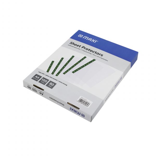 Maxi Sheet Protector A4 80 Micron Box Of 100Pc